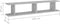 vidaXL - Wandschappen - 2 - st - 105x18x20 - cm - spaanplaat - betongrijs
