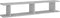 vidaXL - Wandschappen - 2 - st - 105x18x20 - cm - spaanplaat - betongrijs