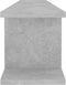 vidaXL - Wandschappen - 2 - st - 105x18x20 - cm - spaanplaat - betongrijs