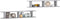 vidaXL - Wandschappen - 2 - st - 105x18x20 - cm - spaanplaat - betongrijs