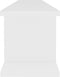 vidaXL - Wandschappen - 2 - st - 105x18x20 - cm - spaanplaat - wit