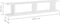 vidaXL - Wandschappen - 2 - st - 105x18x20 - cm - spaanplaat - wit