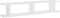 vidaXL - Wandschappen - 2 - st - 105x18x20 - cm - spaanplaat - wit