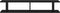 vidaXL - Wandschappen - 2 - st - 105x18x20 - cm - spaanplaat - zwart