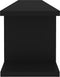 vidaXL - Wandschappen - 2 - st - 105x18x20 - cm - spaanplaat - zwart