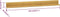 vidaXL - Wandschappen - 2 - st - 110x10x10 - cm - massief - teakhout