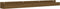 vidaXL - Wandschappen - 2 - st - 110x12x9 - cm - massief - grenenhout - honingbruin