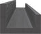 vidaXL - Wandschappen - 2 - st - 110x12x9 - cm - massief - grenenhout - grijs