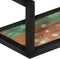 vidaXL - Wandschappen - 2 - st - 110x17x17 - cm - massief - gerecycled - hout - en - ijzer
