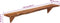 vidaXL - Wandschappen - 2 - st - 110x20x18 - cm - massief - acaciahout