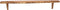 vidaXL - Wandschappen - 2 - st - 110x20x18 - cm - massief - acaciahout