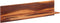 vidaXL - Wandschappen - 2 - st - 112x20x26 - cm - massief - acaciahout