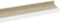 vidaXL - Wandschappen - 2 - st - 115x9x3 - cm - wit - en - sonoma - eikenkleurig