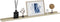 vidaXL - Wandschappen - 2 - st - 115x9x3 - cm - wit - en - sonoma - eikenkleurig