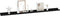 vidaXL - Wandschappen - 2 - st - 115x9x3 - cm - zwart