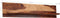 vidaXL - Wandschappen - 2 - st - 118x26x20 - cm - massief - sheeshamhout