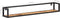 vidaXL - Wandschappen - 2 - st - 120 - cm - ruw - mangohout