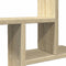 vidaXL - Wandschappen - 2 - st - 38x12x38 - cm - bewerkt - hout - sonoma - eikenkleurig