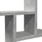 vidaXL - Wandschappen - 2 - st - 38x12x38 - cm - bewerkt - hout - betongrijs