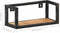 vidaXL - Wandschappen - 2 - st - 40 - cm - massief - acaciahout