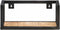 vidaXL - Wandschappen - 2 - st - 40 - cm - ruw - mangohout