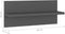 vidaXL - Wandschappen - 2 - st - 40x11,5x18 - cm - bewerkt - hout - grijs