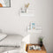 vidaXL - Wandschappen - 2 - st - 40x11,5x18 - cm - hoogglans - wit