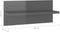 vidaXL - Wandschappen - 2 - st - 40x11,5x18 - cm - hoogglans - wit