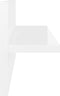 vidaXL - Wandschappen - 2 - st - 40x11,5x18 - cm - hoogglans - wit