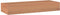 vidaXL - Wandschappen - 2 - st - 40x15x4 - cm - massief - teakhout