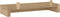 vidaXL - Wandschappen - 2 - st - 40x15x4 - cm - massief - teakhout