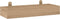 vidaXL - Wandschappen - 2 - st - 40x15x4 - cm - massief - teakhout