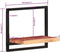 vidaXL - Wandschappen - 2 - st - 40x24x35 - cm - massief - acaciahout - en - staal