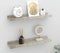 vidaXL - Wandschappen - 2 - st - 40x9x3 - cm - betongrijs