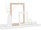 vidaXL - Wandschappen - 2 - st - 40x9x3 - cm - hoogglans - wit