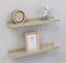 vidaXL - Wandschappen - 2 - st - 40x9x3 - cm - sonoma - eikenkleurig