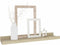 vidaXL - Wandschappen - 2 - st - 40x9x3 - cm - sonoma - eikenkleurig