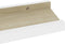 vidaXL - Wandschappen - 2 - st - 40x9x3 - cm - wit - sonoma - eikenkleurig