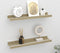 vidaXL - Wandschappen - 2 - st - 40x9x3 - cm - wit - sonoma - eikenkleurig