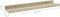 vidaXL - Wandschappen - 2 - st - 40x9x3 - cm - wit - sonoma - eikenkleurig