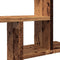 vidaXL - Wandschappen - 2 - st - 50x12x50 - cm - bewerkt - hout - oud - houtkleurig