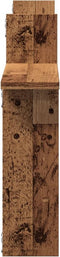 vidaXL - Wandschappen - 2 - st - 50x12x50 - cm - bewerkt - hout - oud - houtkleurig