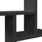 vidaXL - Wandschappen - 2 - st - 50x12x50 - cm - bewerkt - hout - zwart