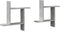 vidaXL - Wandschappen - 2 - st - 50x12x50 - cm - bewerkt - hout - betongrijs