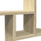 vidaXL - Wandschappen - 2 - st - 50x12x50 - cm - bewerkt - hout - sonoma - eikenkleurig