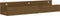 vidaXL - Wandschappen - 2 - st - 50x12x9 - cm - massief - grenenhout - honingbruin
