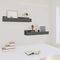 vidaXL - Wandschappen - 2 - st - 50x12x9 - cm - massief - grenenhout - grijs
