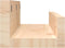 vidaXL - Wandschappen - 2 - st - 50x12x9 - cm - massief - grenenhout