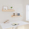 vidaXL - Wandschappen - 2 - st - 50x12x9 - cm - massief - grenenhout