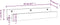 vidaXL - Wandschappen - 2 - st - 50x12x9 - cm - massief - grenenhout - zwart